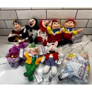 Vintage Disney Store Alice In Wonderland Beanie Bean Bag Plush NWT